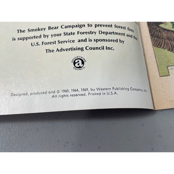 Western Publishing The True Story Of Smokey Bear Comic Vintage 1960, 1964, 1969 - Picture 3 of 7